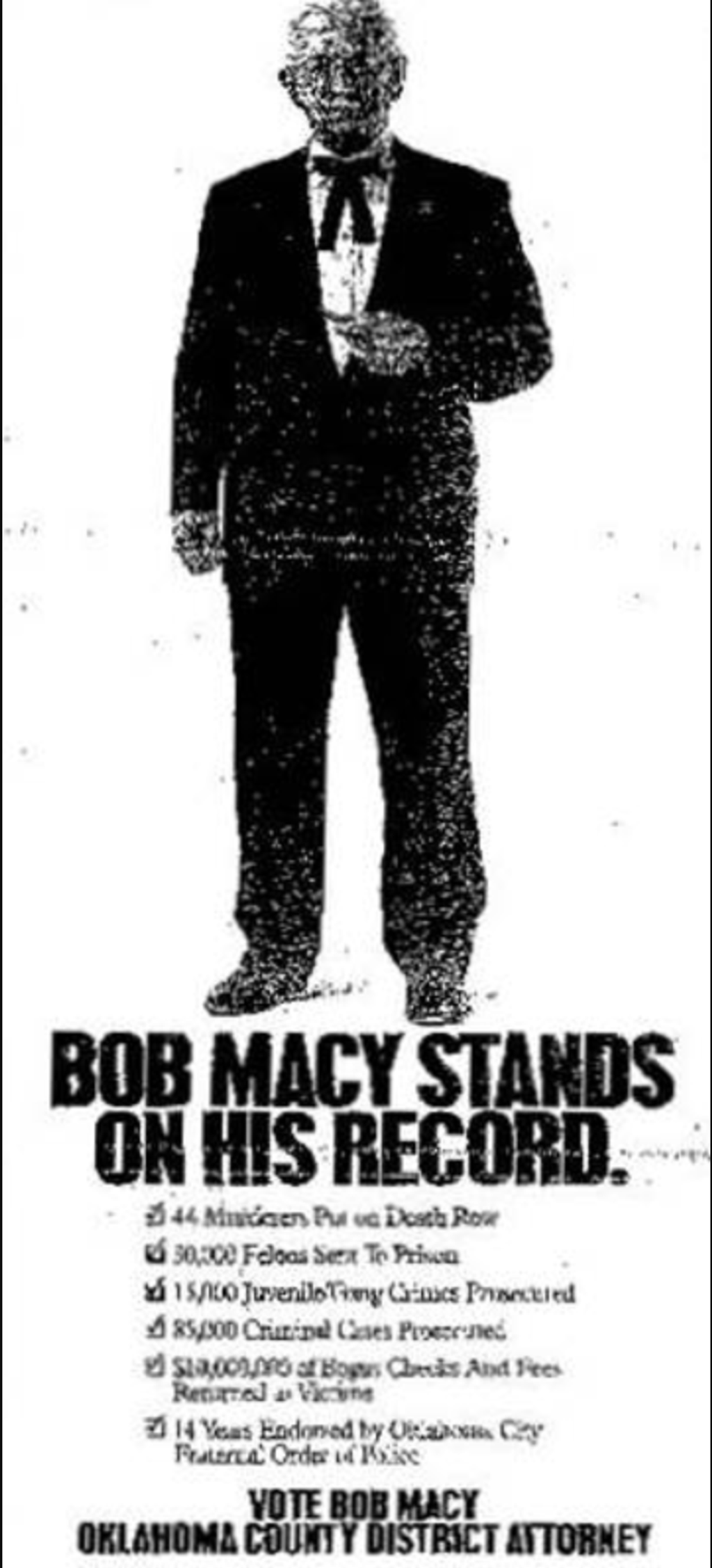 Bob Macy 1994 campaign ad.