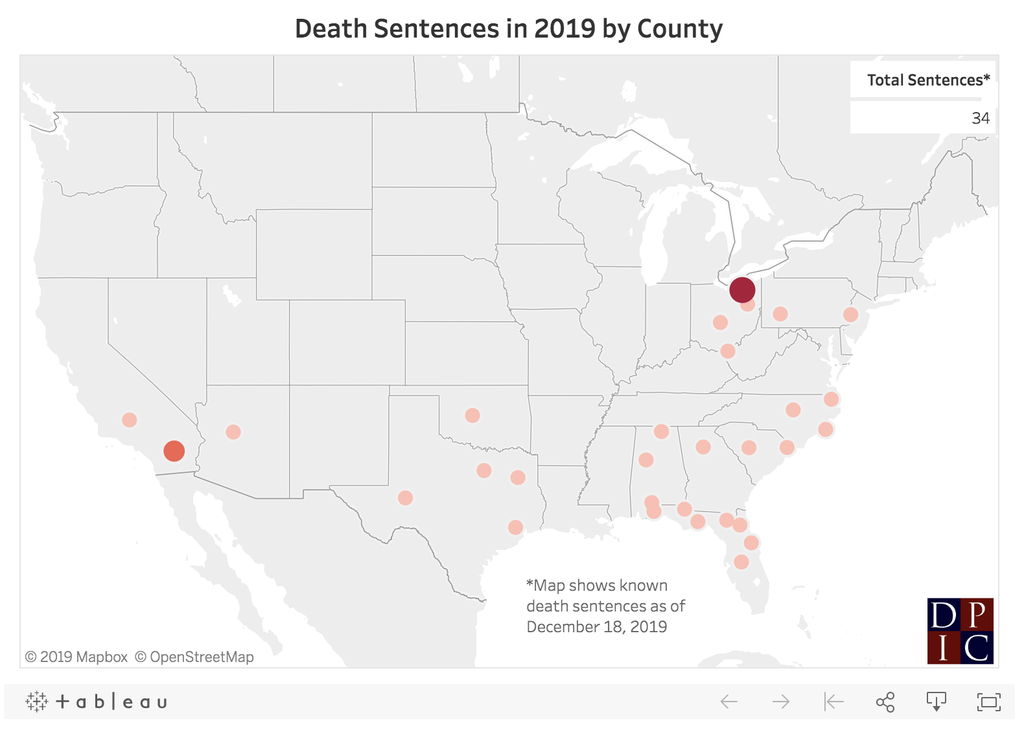 DPIC Analysis: Death Penalty Erosion Spreads Across the Western United States in 2019
