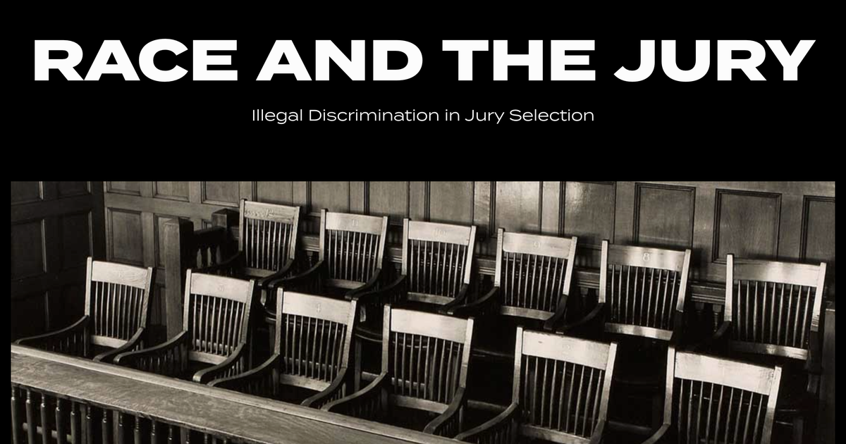Equal Justice Initiative Releases Report on Racial Discrimination in Jury Selection | Death Penalty Information Center