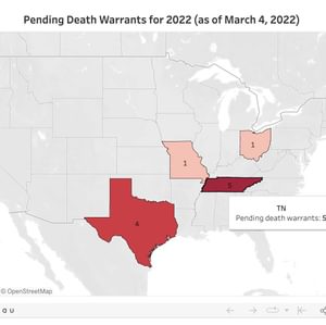 Tennessee Sets Three Execution Dates for Most-in-Nation 5 Pending Executions in 2022