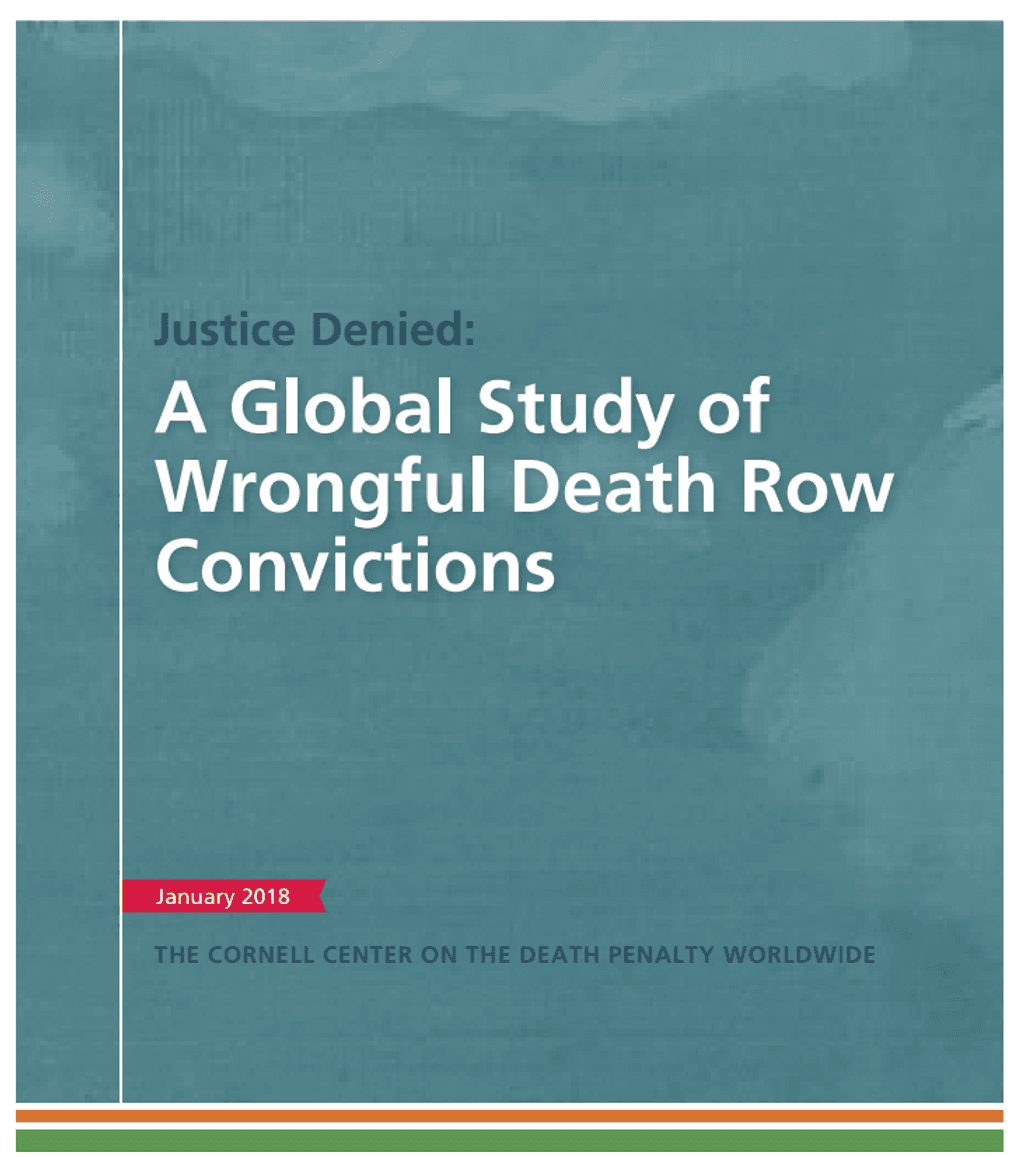 Global Study Highlights Systemic Risks of Wrongful Capital Convictions
