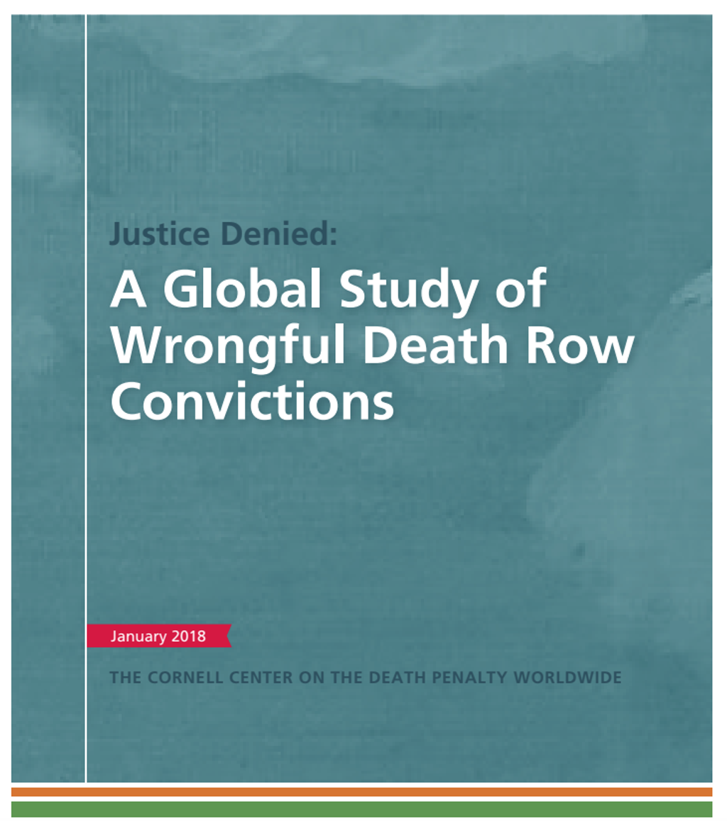 Global Study Highlights Systemic Risks of Wrongful Capital Convictions