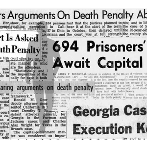 “I Just Wanted…to Stay Alive”: Who was William Henry Furman, the Prisoner at the Center of a Historic Legal Decision?