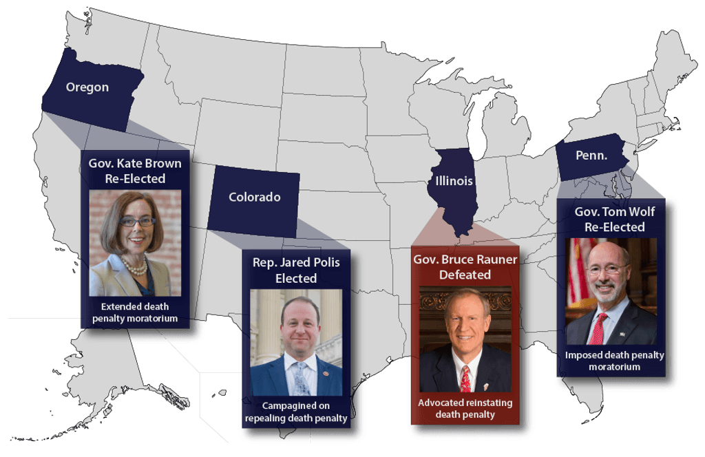 2018 Midterm Elections: Governors in Moratorium States Re-Elected, Controversial California D.A. Ousted