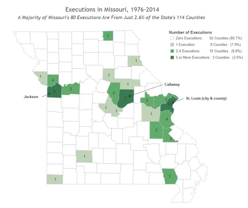 STUDY: Missouri Study Finds Significant Racial and Geographic Disparities in Application of Death Penalty