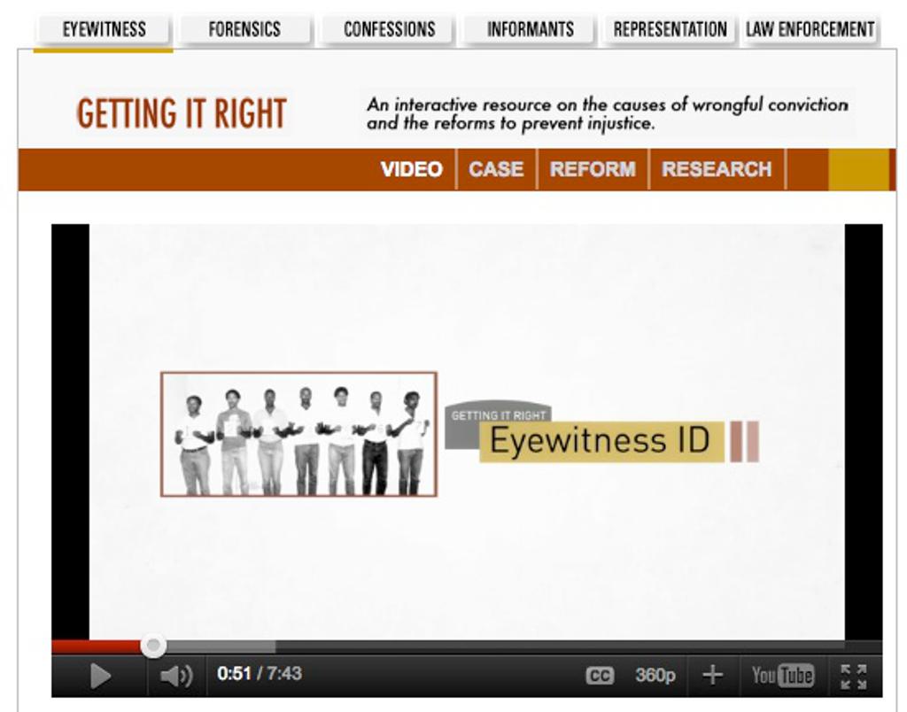NEW RESOURCES: The Causes of Wrongful Convictions