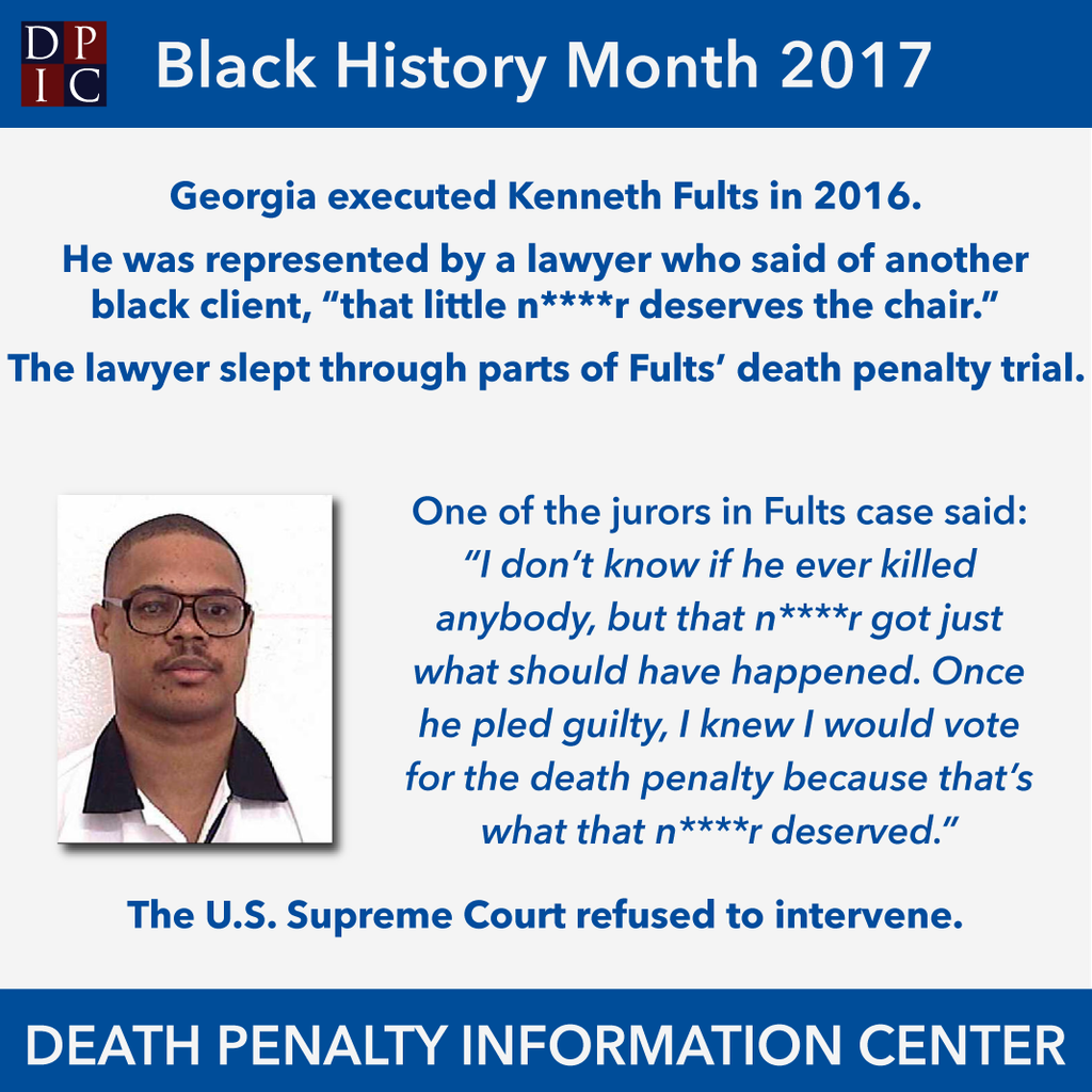 February 28, 2017: A Contrast in Outcomes:  The Cases of Duane Buck and Kenneth Fults